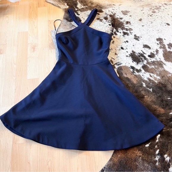 LIKELY Navy Ashland Fit Flare Dress Size 0 - Picture 5 of 12